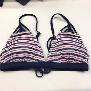 Red white & Blue Bikini Triangle Top